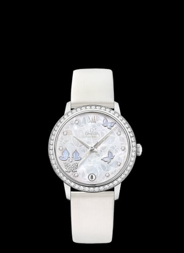 Omega De Ville Prestige Co-Axial 32.7 White Gold / MOP Butterfly / Diamond