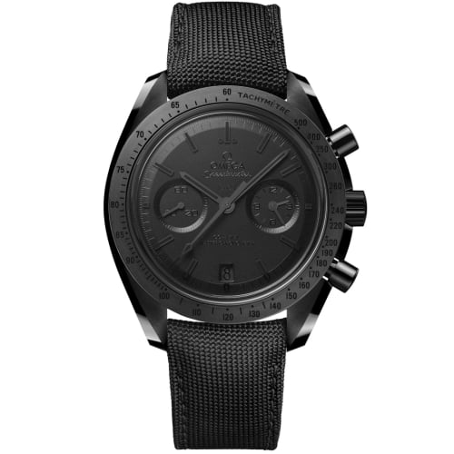 Omega Speedmaster Moonwatch Co-Axial Master Chronometer Dark Side of the Moon Black Black / Fabric