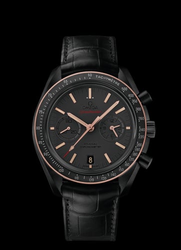 Omega Speedmaster Moonwatch Co-Axial Dark Side of the Moon Sedna Black