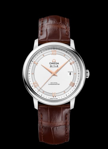 Omega De Ville Prestige Co-Axial 39.5 Stainless Steel / Vintage Silver