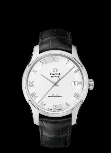 Omega De Ville Hour Vision Master Chronometer Stainless Steel / Silver