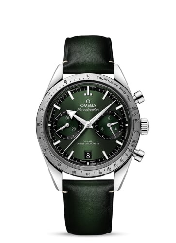 Omega Speedmaster 57 Master Chronometer 40.5 Stainless Steel / Green
