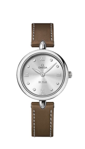 Omega De Ville Prestige Dewdrop Quartz 27.4 Stainless Steel / Silver