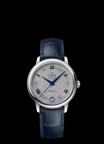 Omega De Ville Prestige Co-Axial 32.7 Stainless Steel / Vintage Grey Silk