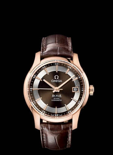 Omega De Ville Hour Vision Co-Axial Red Gold / Brown