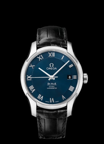 Omega De Ville Co-Axial 41 Stainless Steel / Blue