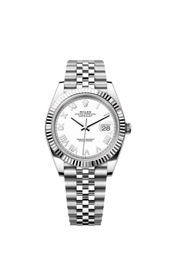 Rolex Datejust 41 Stainless Steel - Fluted / White Roman / Juilee