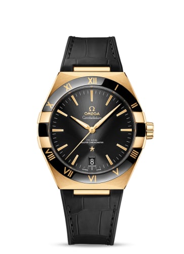Omega Constellation Master Chronometer 41 Yellow Gold / Ceramic / Black