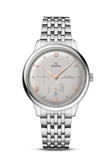 Omega De Ville Power Reserve Master Chronometer Stainless Steel / Silver / Bracelet