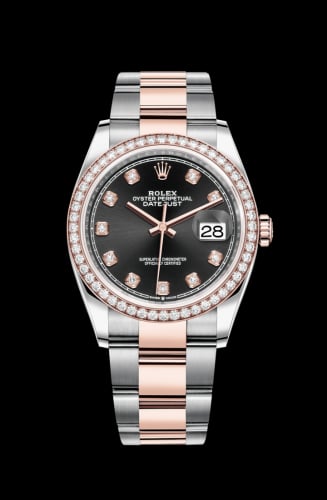 Rolex Datejust 36 Stainless Steel / Everose / Diamond / Black Diamond / Oyster