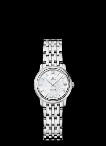 Omega De Ville Prestige Quartz 24.4 Stainless Steel / MOP / Bracelet