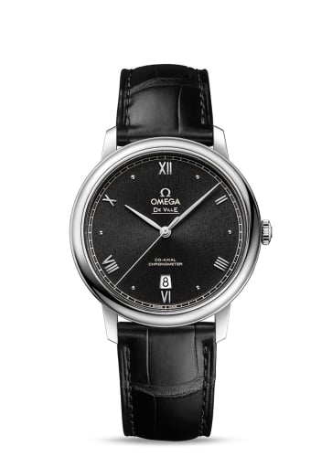 Omega De Ville Prestige Co-Axial 39.5 Stainless Steel / Black Sunburst