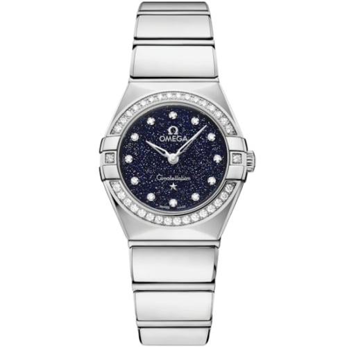 Omega Constellation 25 Quartz Stainless Steel - Diamond / Aventurine