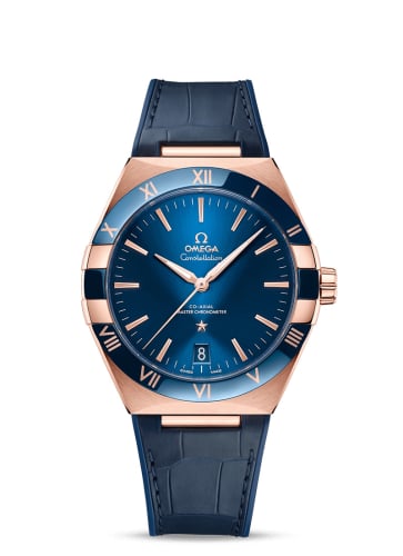 Omega Constellation Master Chronometer 41 Sedna Gold / Ceramic / Blue
