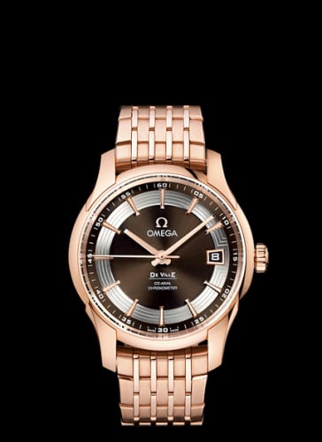 Omega De Ville Hour Vision Co-Axial Red Gold / Brown / Bracelet