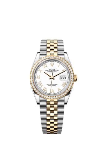 Rolex Datejust 36 Stainless Steel - Yellow Gold - Diamond / White Roman / Jubilee