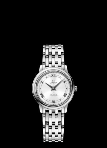 Omega De Ville Prestige Quartz 27.4 Stainless Steel / Vintage Silver / Bracelet