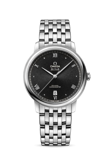 Omega De Ville Prestige Co-Axial 39.5 Stainless Steel / Black Sunburst / Bracelet