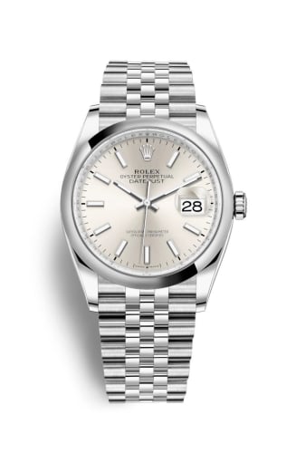 Rolex Datejust 36 Stainless Steel / Domed / Silver / Jubilee