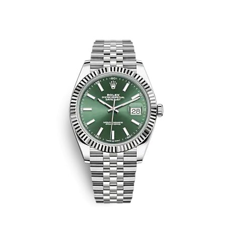 Rolex Datejust 41 Stainless Steel - Fluted / Green / Jubilee