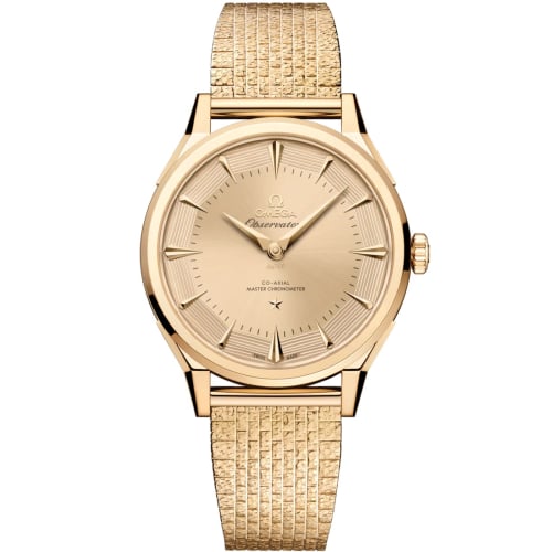 Omega Constellation Observatory Moonshine Gold / Champagne / Bracelet