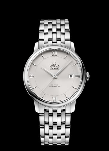 Omega De Ville Prestige Co-Axial 39.5 Stainless Steel / Silver / Bracelet