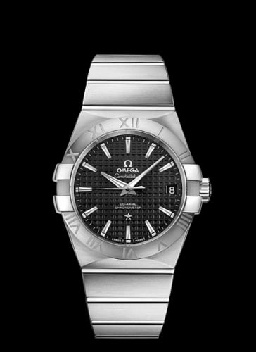 Omega Constellation Co-Axial 38 Stainless Steel / Black