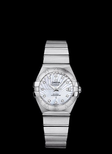 Omega Constellation Co-Axial 27 Brushed Stainless Steel / MOP Supernova