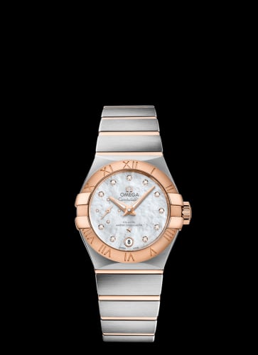 Omega Constellation Co‑Axial Master Chronometer 27 Small Seconds Stainless Steel / Red Gold / MOP