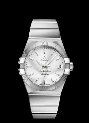 Omega Constellation Co-Axial 38 Stainless Steel / Silver