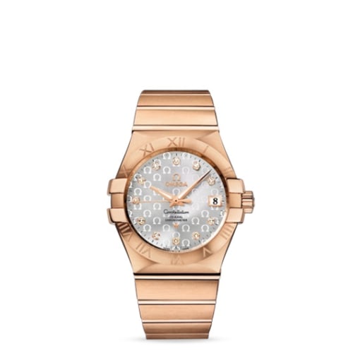 Omega Constellation Co-Axial 35 Red Gold / Silver Omega