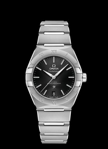 Omega Constellation Master Chronometer 36 Stainless Steel / Black / Bracelet