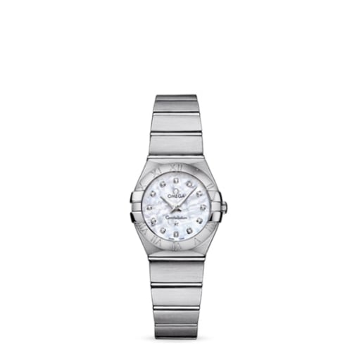 Omega Constellation Quartz 24 Brushed Stainless Steel / MOP
