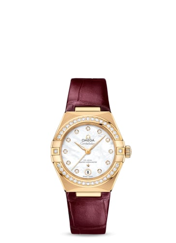 Omega Constellation Manhattan 29 Co-Axial Master Chronometer Yellow Gold / Diamond / MOP