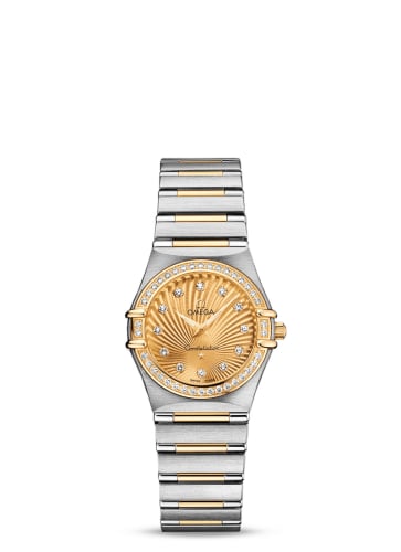 Omega Constellation Quartz 25.5 Stainless Steel / Yellow Gold / Champagne / 160 Years