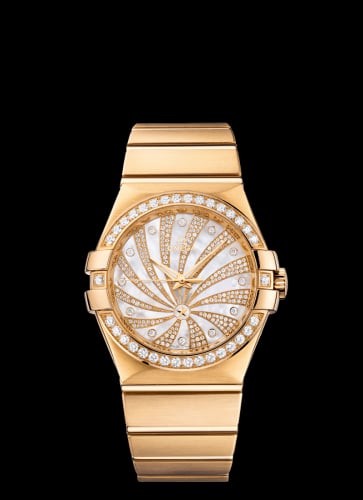 Omega Constellation Co-axial 35 Yellow Gold / Diamond / Diamond Supernova