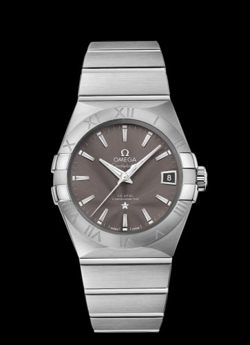 Omega Constellation Co-Axial 38 Stainless Steel / Grey