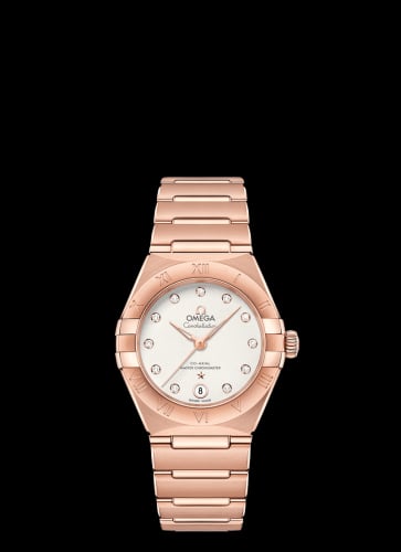 Omega Constellation Manhattan 29 Co-Axial Master Chronometer Sedna Gold / Silver