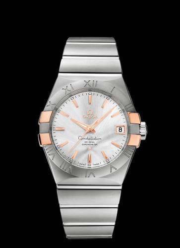 Omega Constellation Co-Axial 38 Stainless Steel / Red Gold / Silver