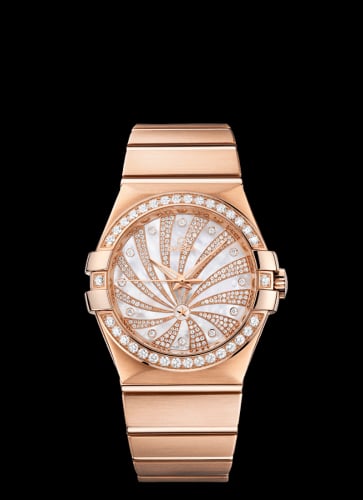 Omega Constellation Co-Axial 35 Red Gold / Diamond / Diamond Supernova