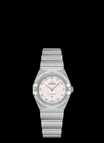 Omega Constellation Manhattan 25 Quartz Stainless Steel / Silver Silk