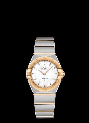 Omega Constellation Manhattan 28 Quartz Stainless Steel / Yellow Gold / MOP
