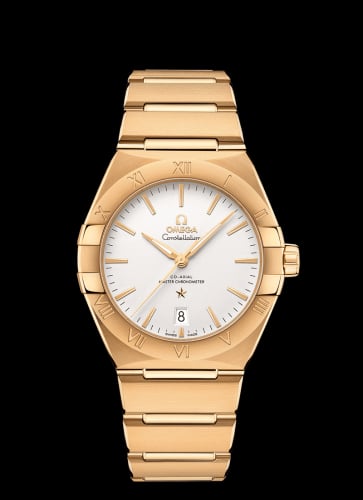 Omega Constellation Master Chronometer 39 Yellow Gold / Silver / Bracelet