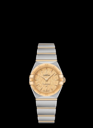 Omega Constellation Manhattan 25 Quartz Stainless Steel / Yellow Gold / Champagne Silk