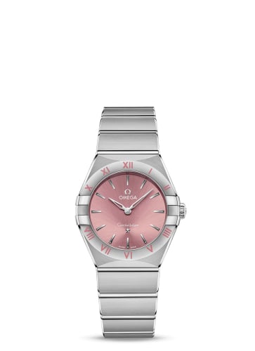Omega Constellation Manhattan 28 Quartz Stainless Steel / Blush