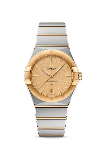 Omega Constellation Quartz 36 Stainless Steel / Yellow Gold / Silver / Bracelet