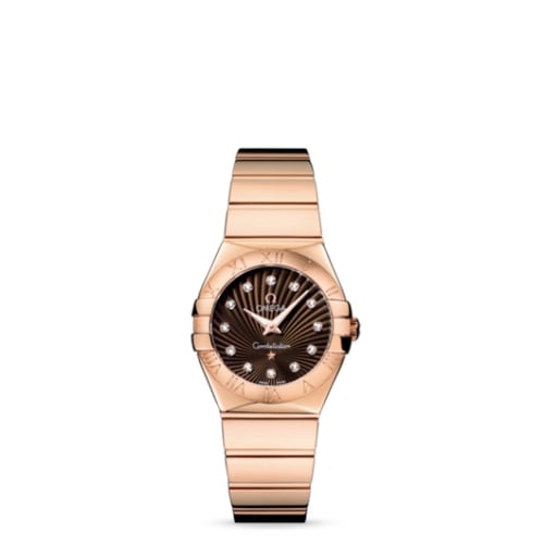 Omega Constellation Quartz 27 Polished Red Gold / Brown Supernova