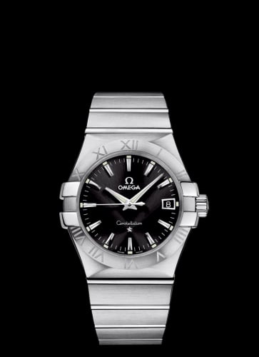 Omega Constellation Quartz 35 Stainless Steel / Black