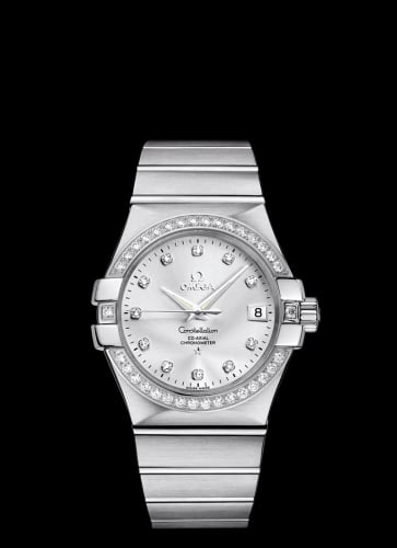Omega Constellation Co-Axial 35 Stainless Steel / Diamond / Silver