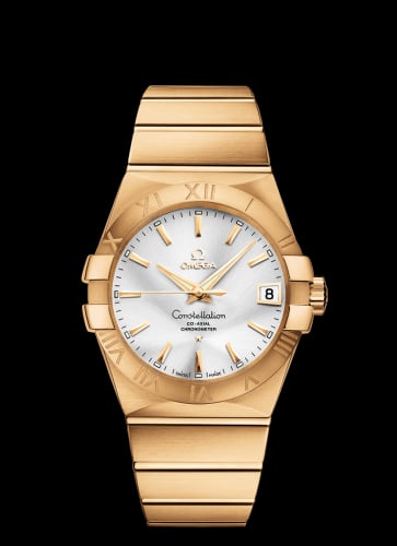 Omega Constellation Co-Axial 38 Yellow Gold / Silver